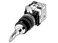 A22TK-2RL Safety Key Selector Switch