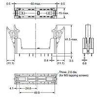 Back mounting Socket P7SA-14P_2