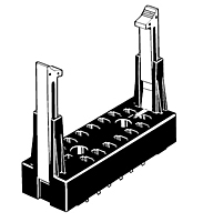G7SE Relays, Back mounting Socket PCB Terminals P7S-14P-E