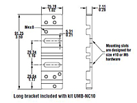 UMB-NC10 Universal Mounting Bracket Kit