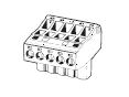 XW4B-05C4-T-D DeviceNet Connector