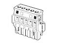 XW4B-05C1-VIR-D DeviceNet Connector